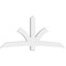 Ekena Millwork Davenport Architectural Grade PVC Gable Bracket, 84"W x 42"H x 6"D x 6"F, 12/12 Pitch GBP084X42X0606DAV00 - alternate 5